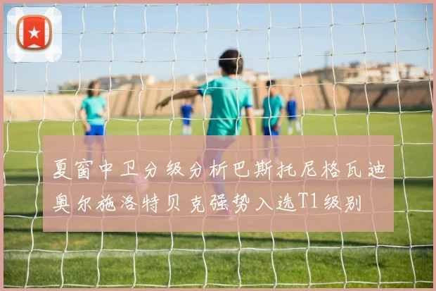 夏窗中卫分级分析巴斯托尼格瓦迪奥尔施洛特贝克强势入选T1级别